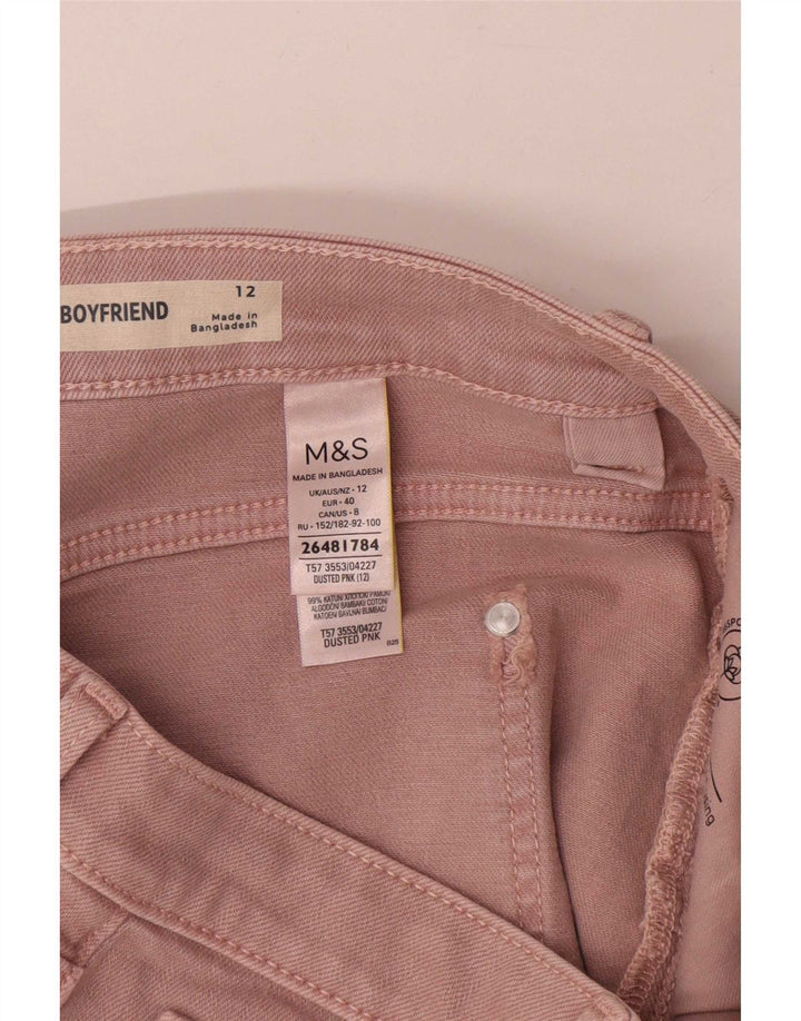 Marks & Spencer denimshorts til kvinder UK 12 Medium W30 Pink Bomuld