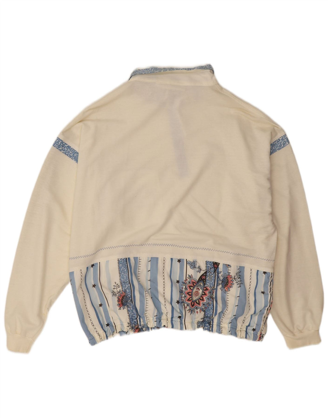 Canyon Oversized Sweatshirt Jumper EU 40 Medium Off White Floral