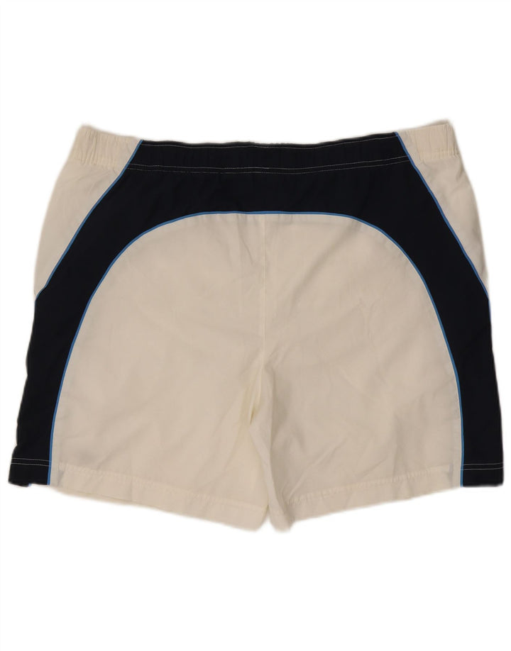 Nike herre svømmeshorts XL hvid colourblock polyester