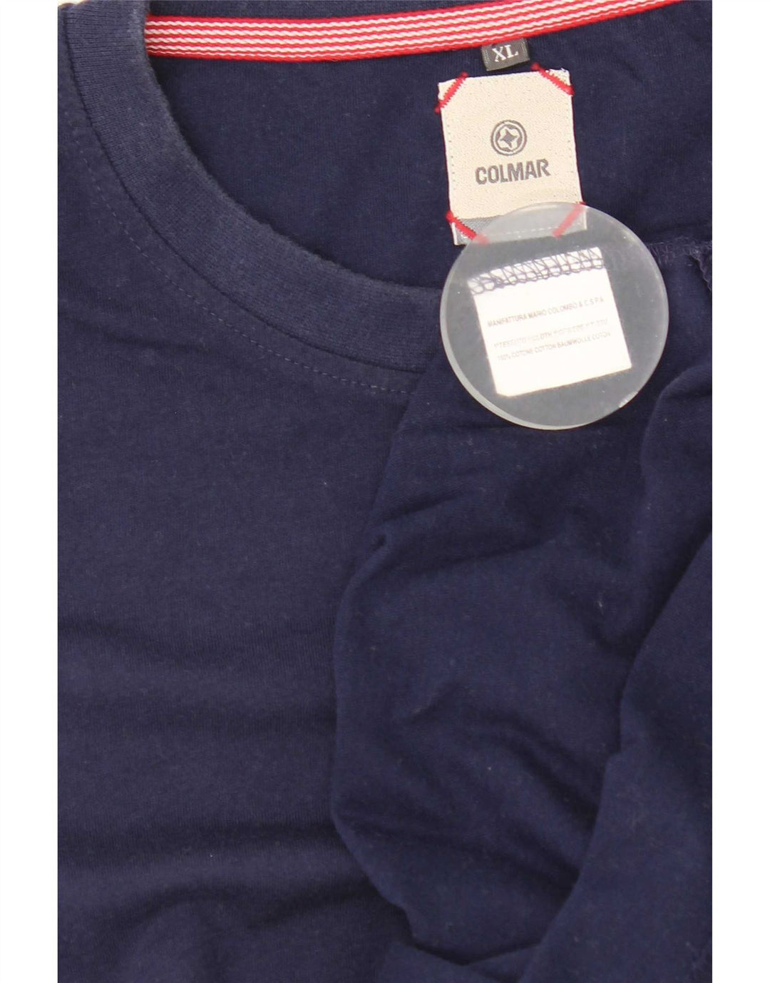 Colmar Herre T-Shirt Top XL Marineblå Bomuld