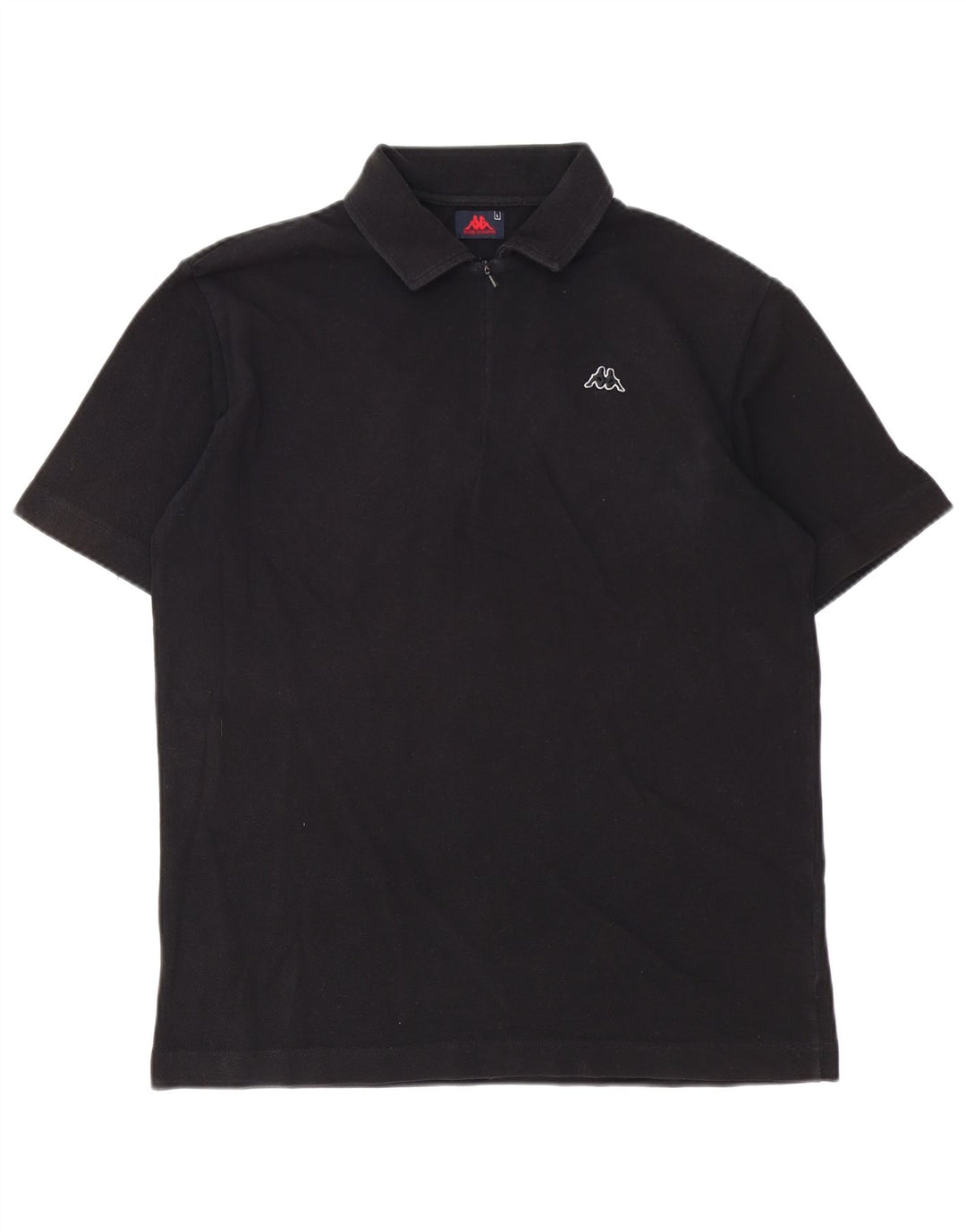 Kappa herre poloshirt stor sort bomuld