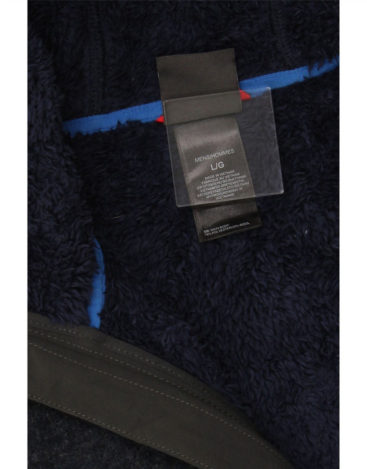 THE NORTH FACE Herre hættecardigantrøje Stor marineblå polyester