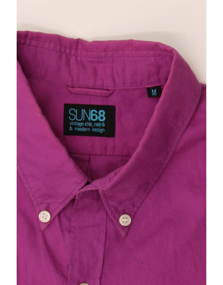 SUN68 Mens Shirt Medium Purple Cotton Vintage Sun68 and Second-Hand Sun68 from Messina Hembry 