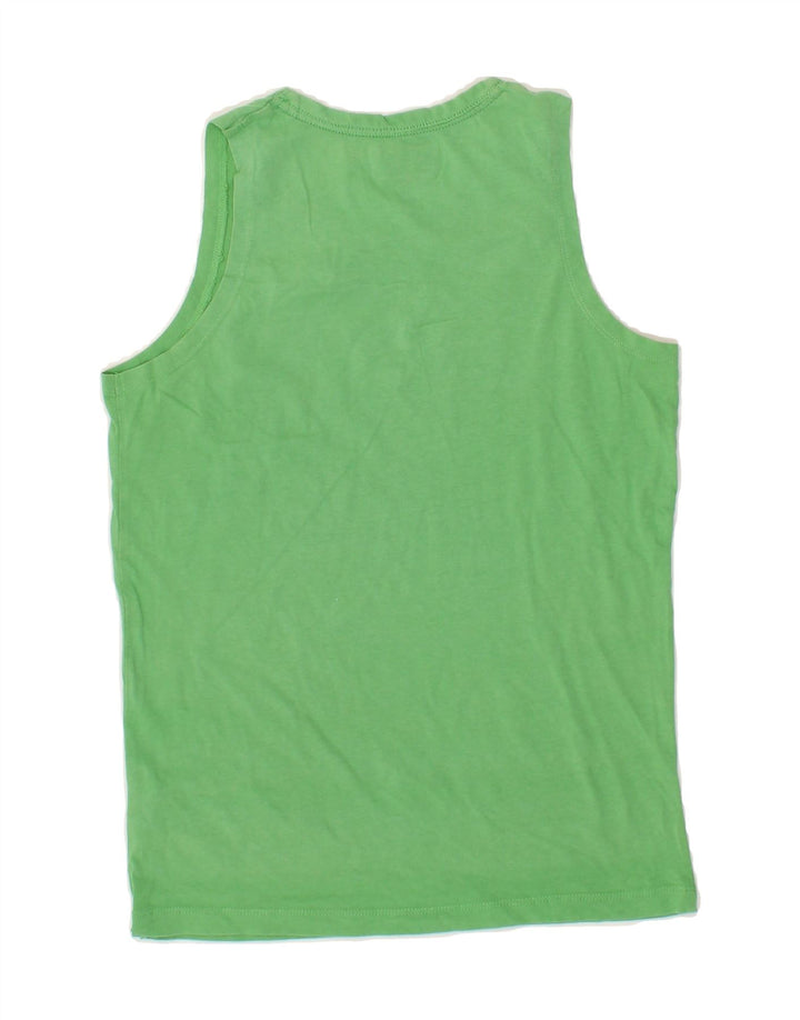 KAPPA Boys Graphic Vest Top 11-12 Years Green Cotton Vintage Kappa and Second-Hand Kappa from Messina Hembry 