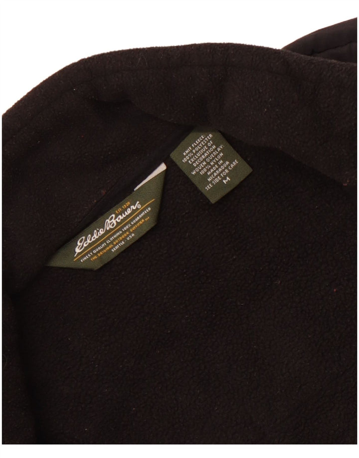 Eddie Bauer Herre Fleecejakke UK 38 Medium Sort Polyester