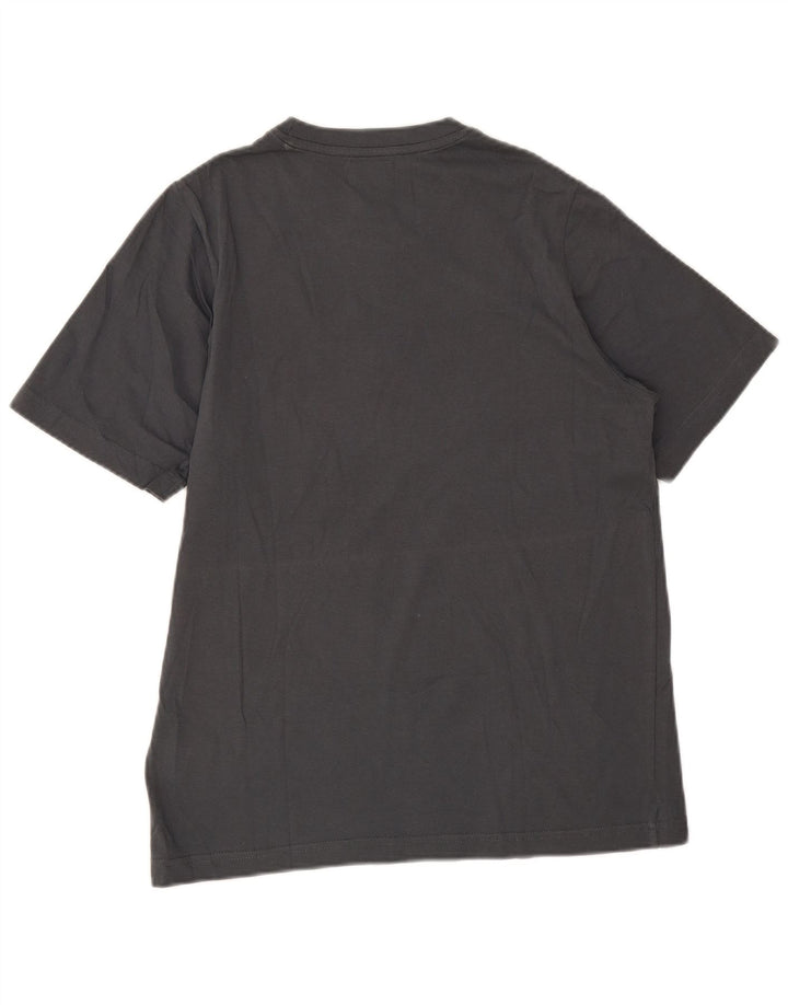 Kappa Herre Grafisk T-Shirt Top Lille Grå Bomuld