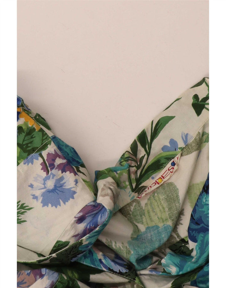 Express Kvinder A-Line Kjole UK 14 Large White Floral
