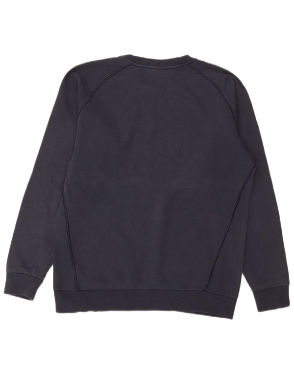 Adidas drenge grafisk sweatshirt trøje 15-16 år marineblå bomuld