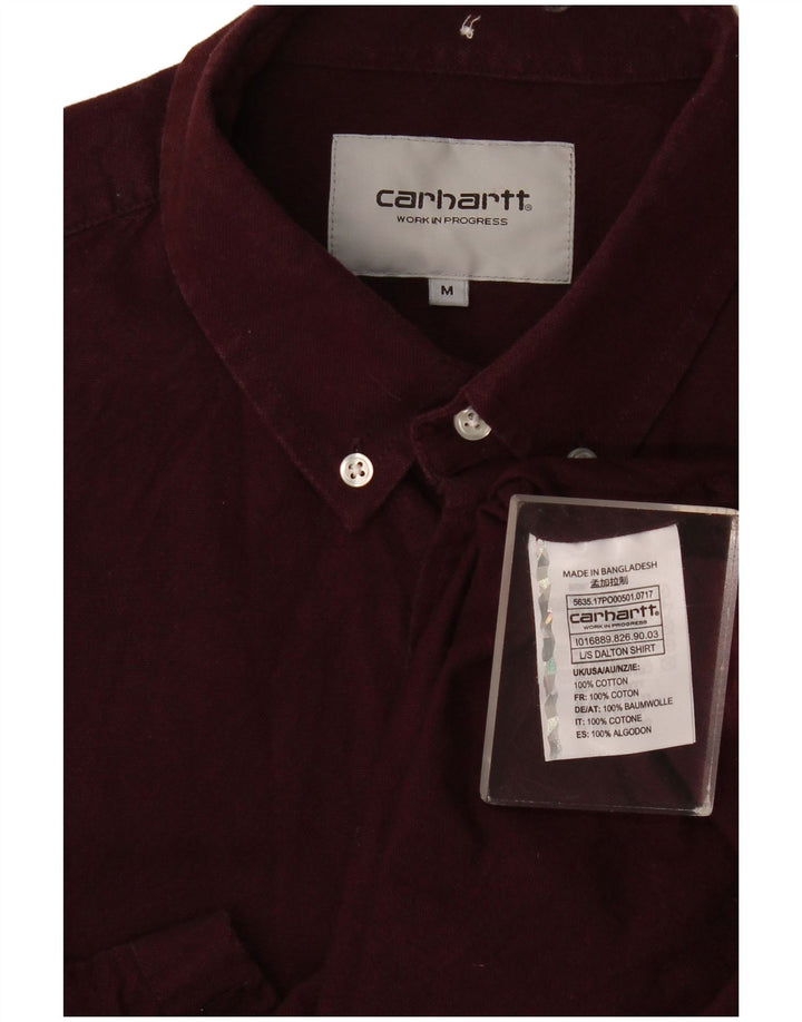 Carhartt Herreskjorte Medium Bourgogne bomuld