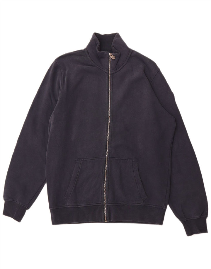 COLMAR Womens Tracksuit Top Jacket UK 18 XL Navy Blue Cotton