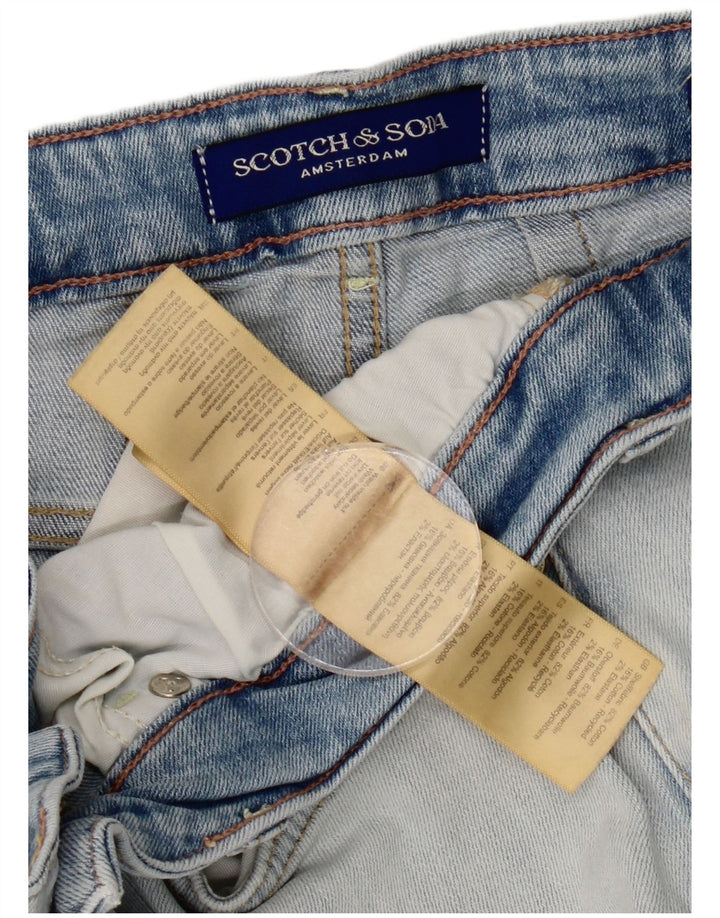 Scotch & Soda Slim Jeans til kvinder W31 L28 Blå Bomuld