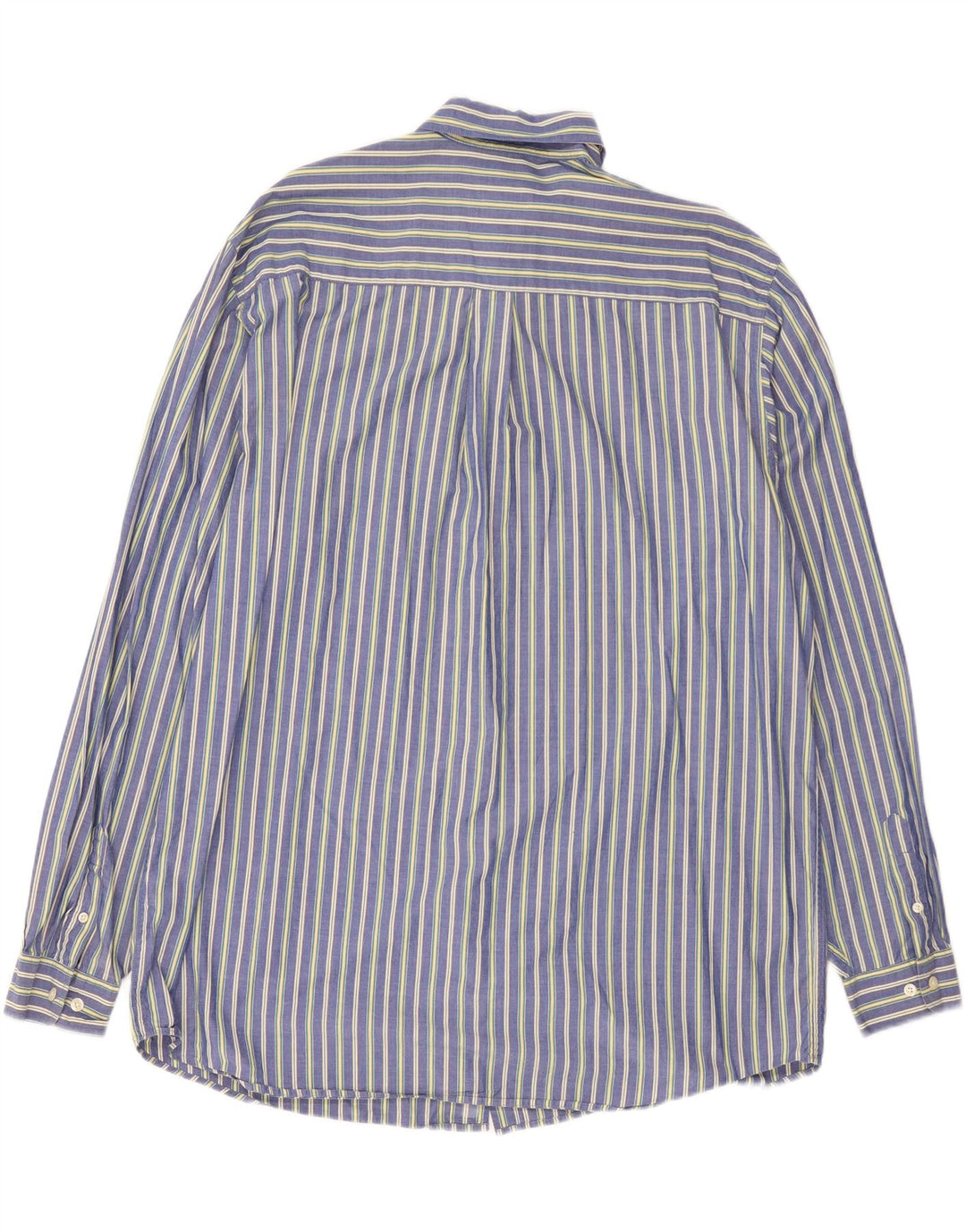 EDDIE BAUER Mens Shirt XL Blue Striped Cotton Vintage Eddie Bauer and Second-Hand Eddie Bauer from Messina Hembry 