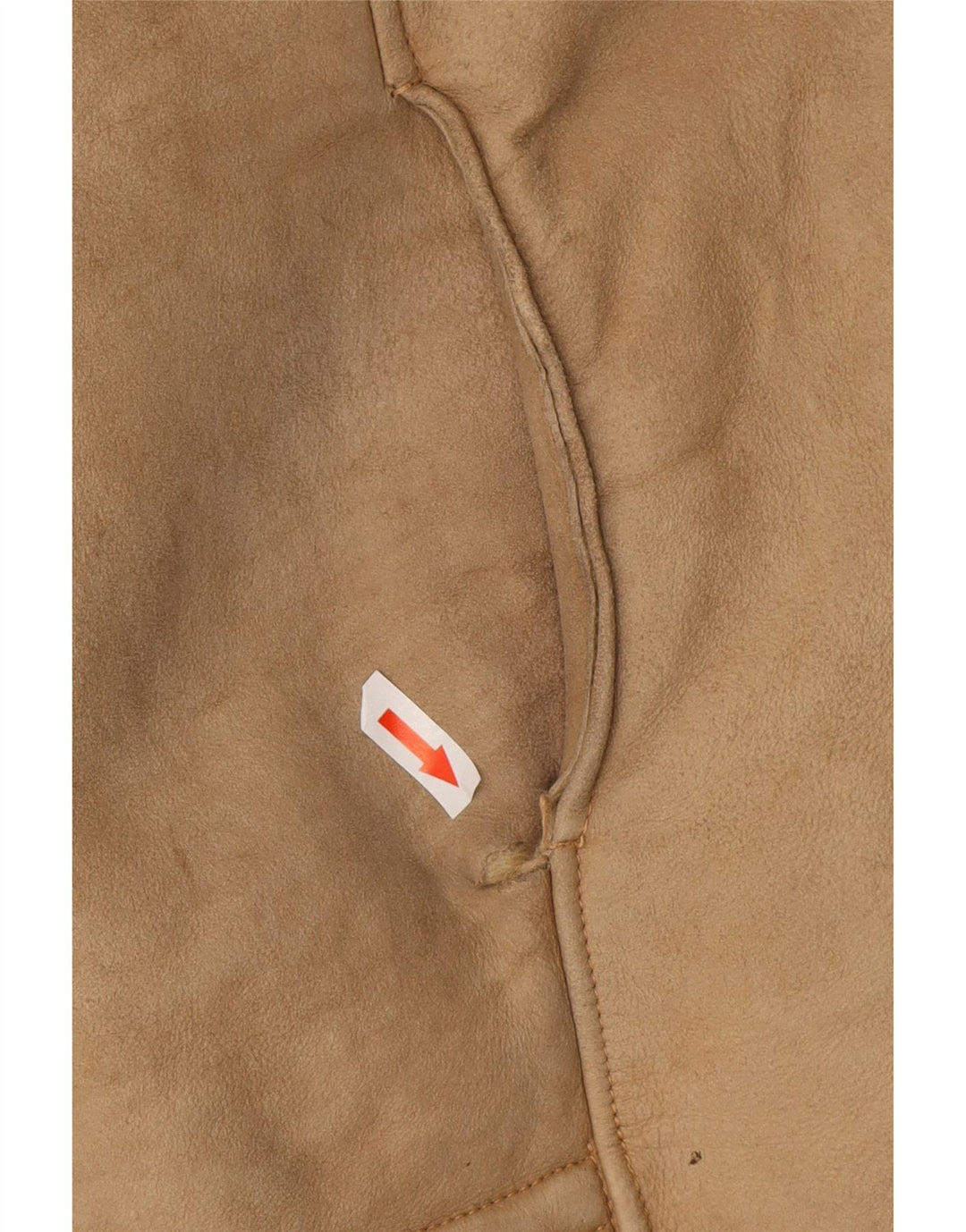 Vintage Herre Shearling Jacket UK 38 Medium Brown
