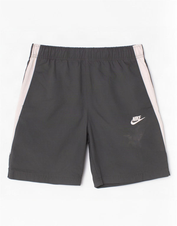 Nike drenge sportsshorts 12-13 år Large Grå Colourblock Polyester