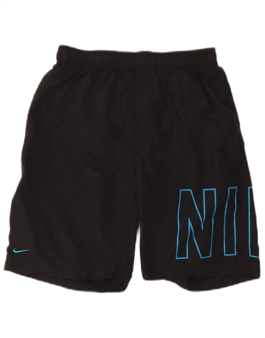 Nike Herre grafiske sportsshorts Små sorte nylon