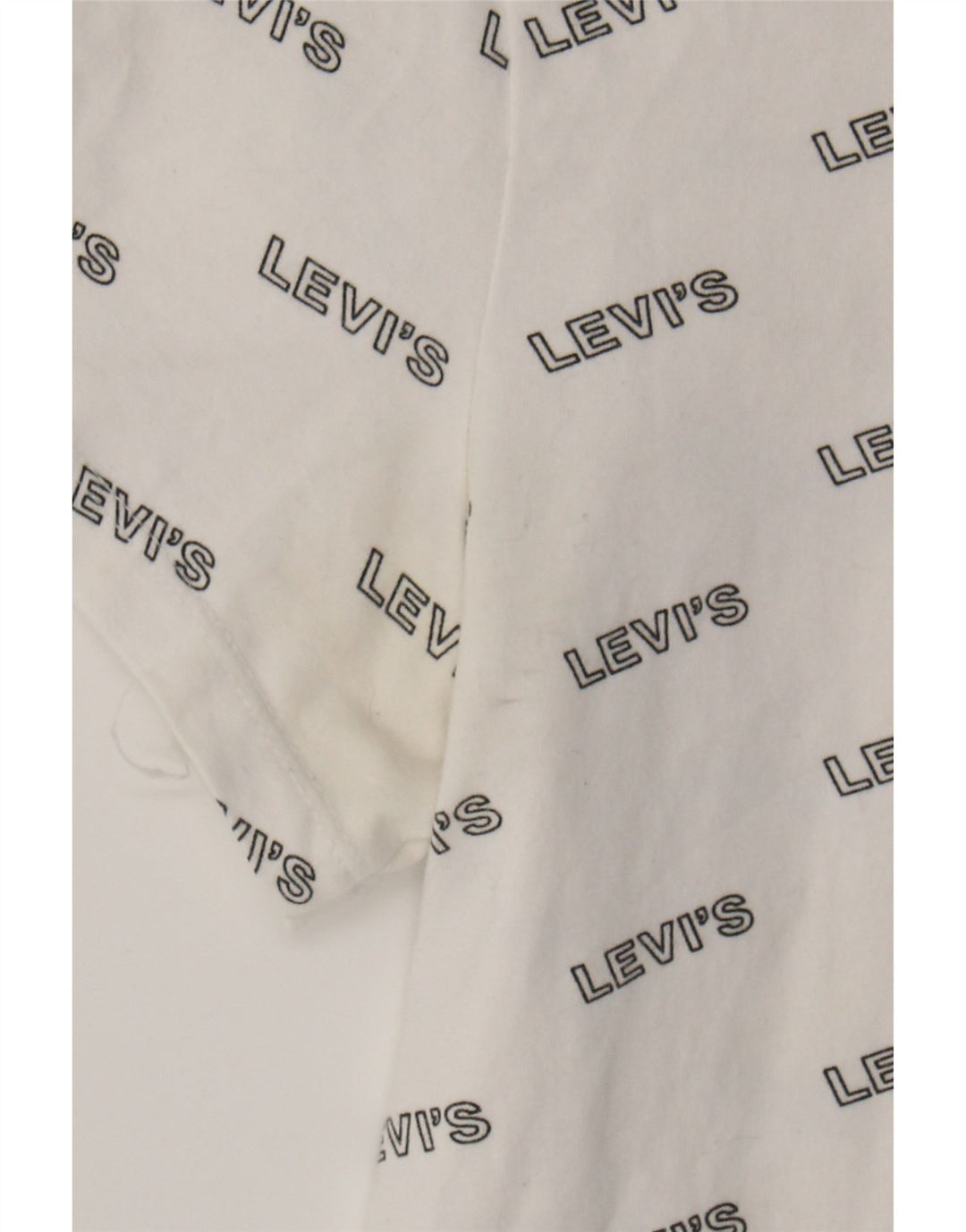 LEVI'S Girls Graphic T-Shirt Top 11-12 Years Medium White Cotton Vintage Levi's and Second-Hand Levi's from Messina Hembry 