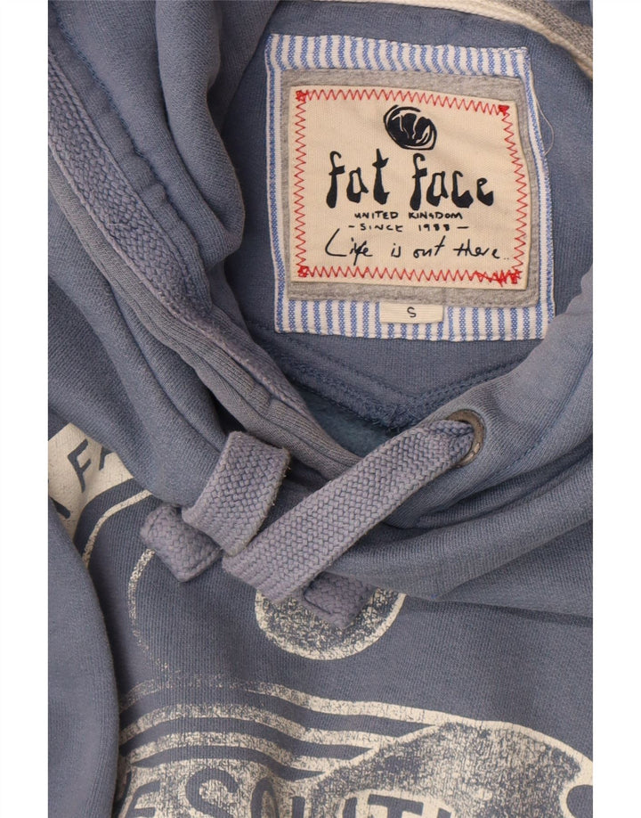 Fat Face Herre grafisk hættetrøje, lille blå
