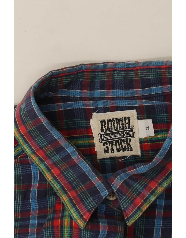 Panhandle Slim Mens Rough Stock Shirt XL Multicoloured Plaid