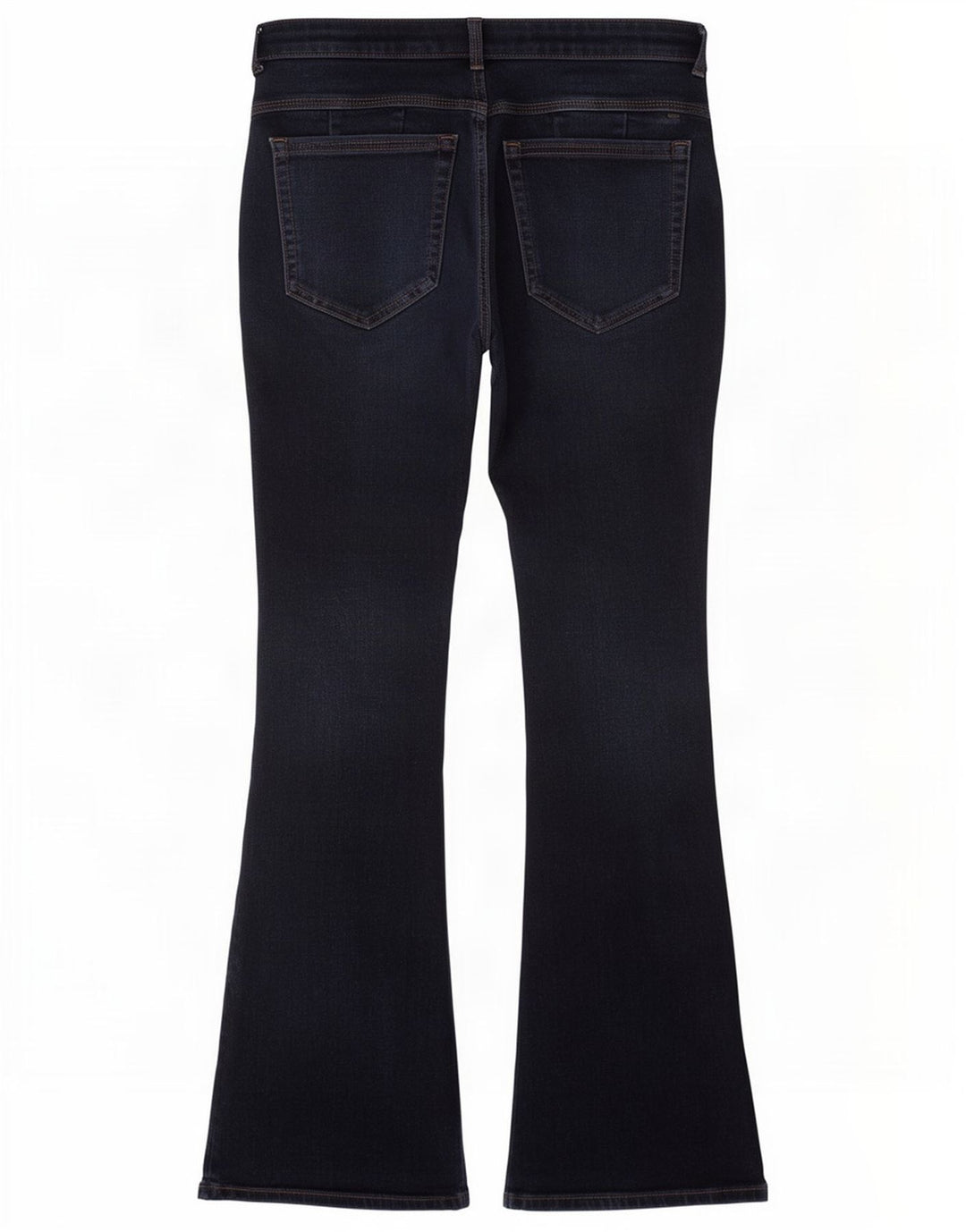 Marks & Spencer Dame Flared Jeans UK 12 Medium W30 L27 Navy Blue