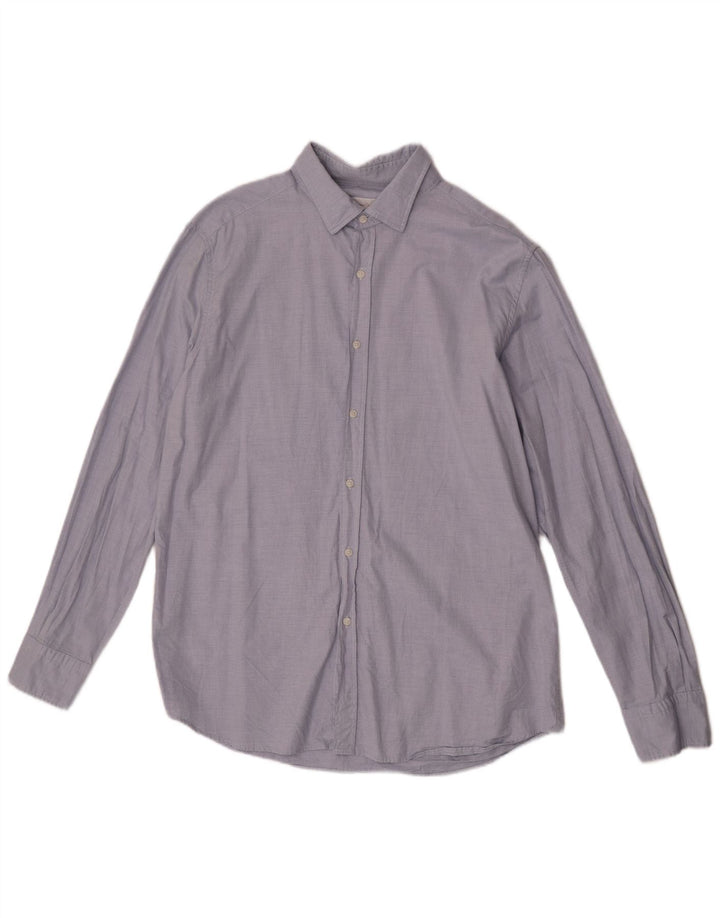 Massimo Dutti Herreskjorte XL Blå Bomuld