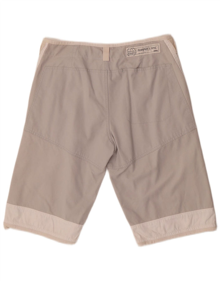 Murphy & Nye Herre Sailmakers Chino Shorts W34 Large White Colourblock