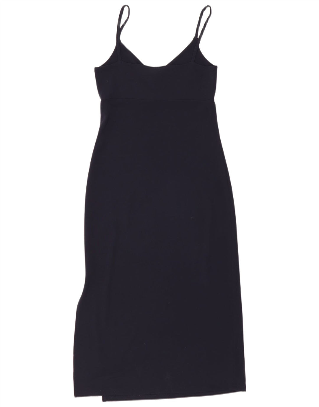 Gap Dame ærmeløs Maxikjole UK 12 Medium Navy Blue Rayon