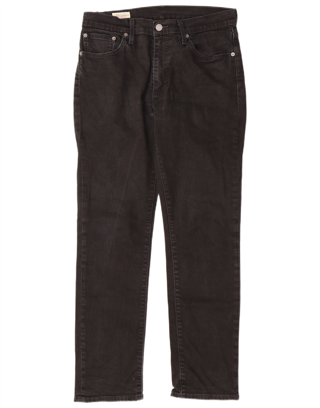 LEVI'S Slim Jeans til mænd W32 L30 sort bomuld