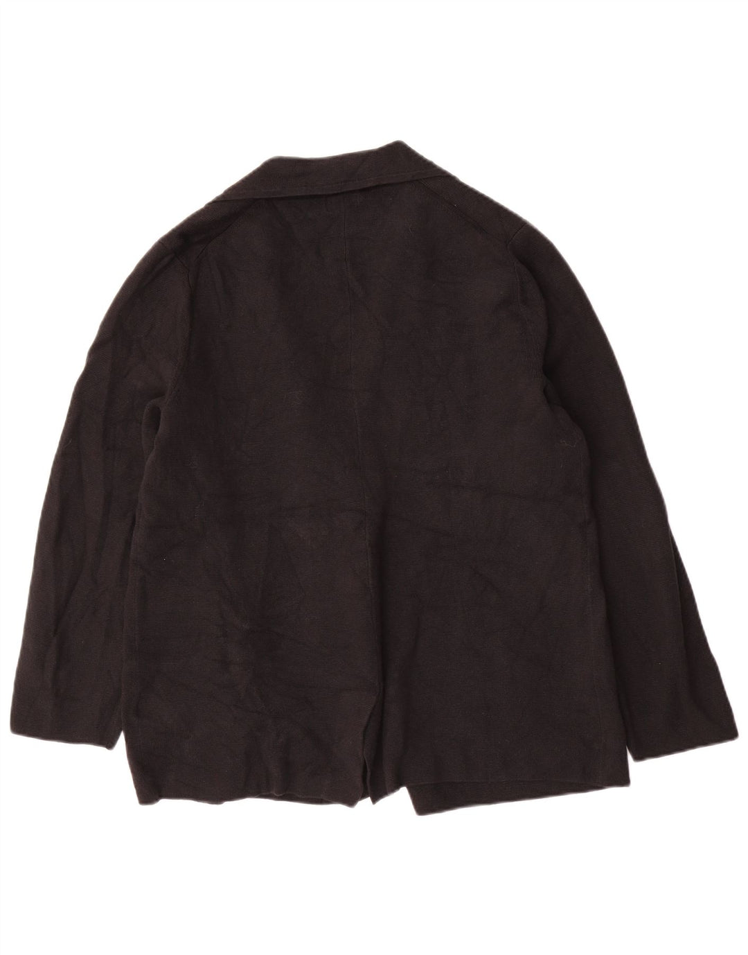 J. CREW Dame 2-knaps blazerjakke UK 14 Medium Sort Bomuld