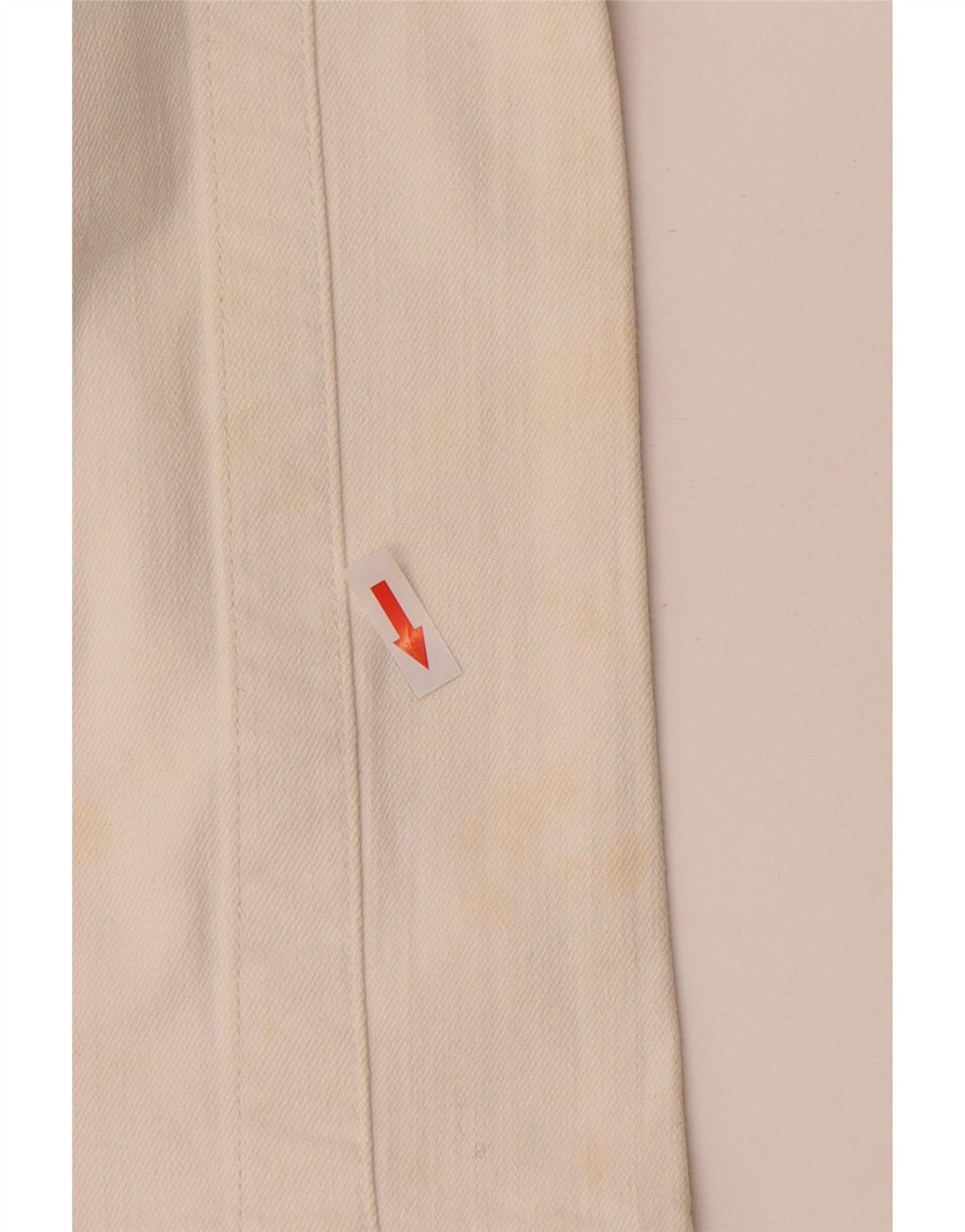 DIESEL Dame Rokket Straight Jeans W29 L34 Hvid Bomuld