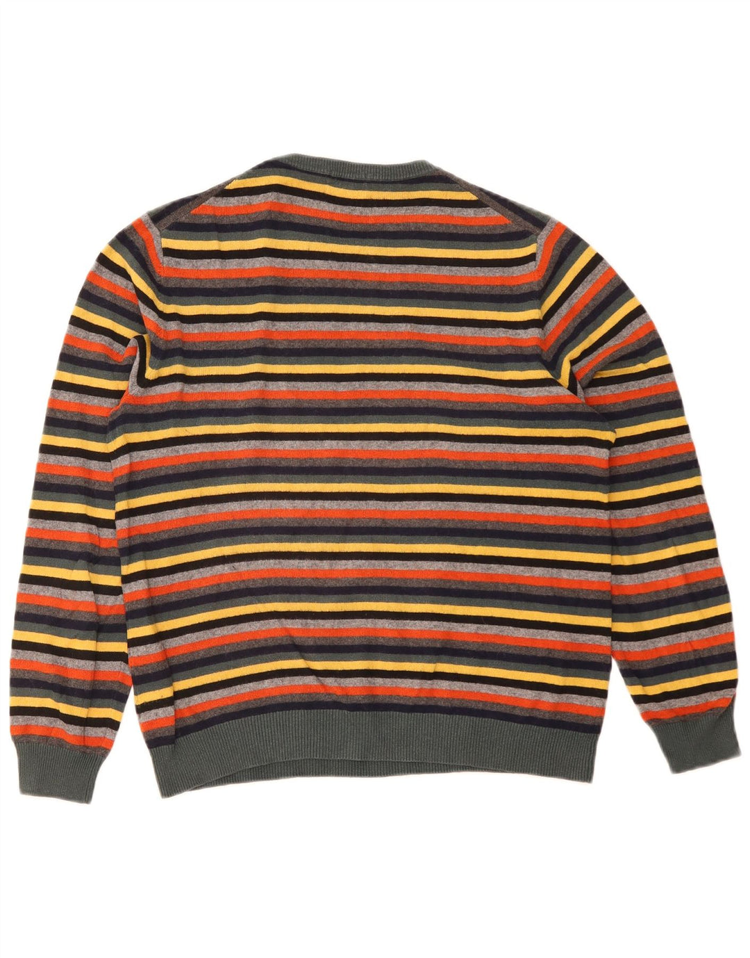 Sun68 Herre rund hals sweater lille flerfarvet stribet bomuld