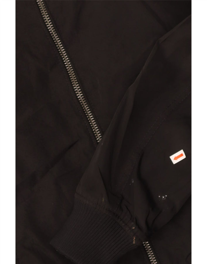ZARA Mens Bomber Jacket UK 36 Small Black Polyester