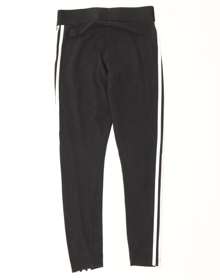 Adidas Dame Leggings UK 8/10 Small Black Bomuld
