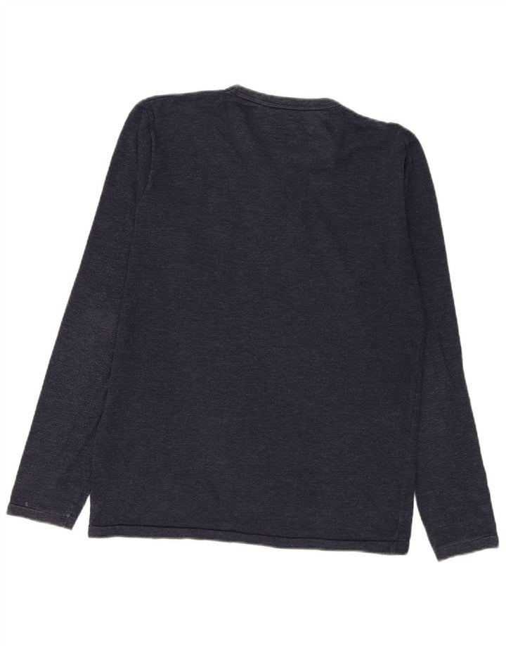 Jack & Jones Herre Top Langærmet Medium Navy Blue Flecked