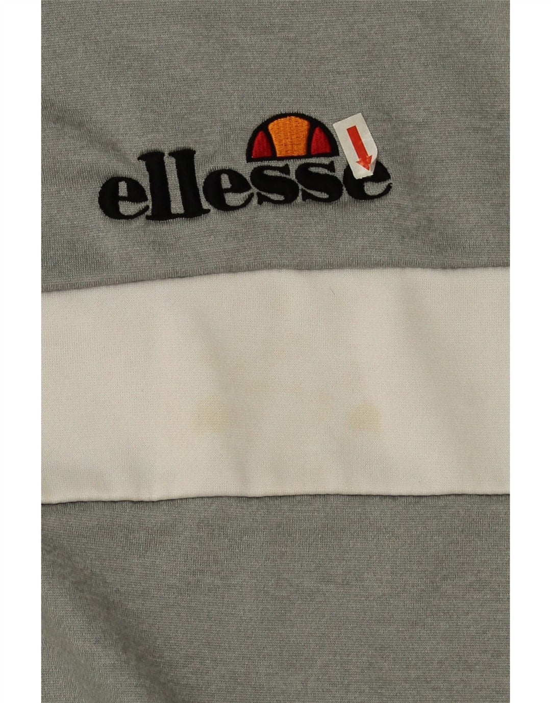 Ellesse Herre Grafisk Sweatshirt Jumper Lille Grå Colourblock Polyester