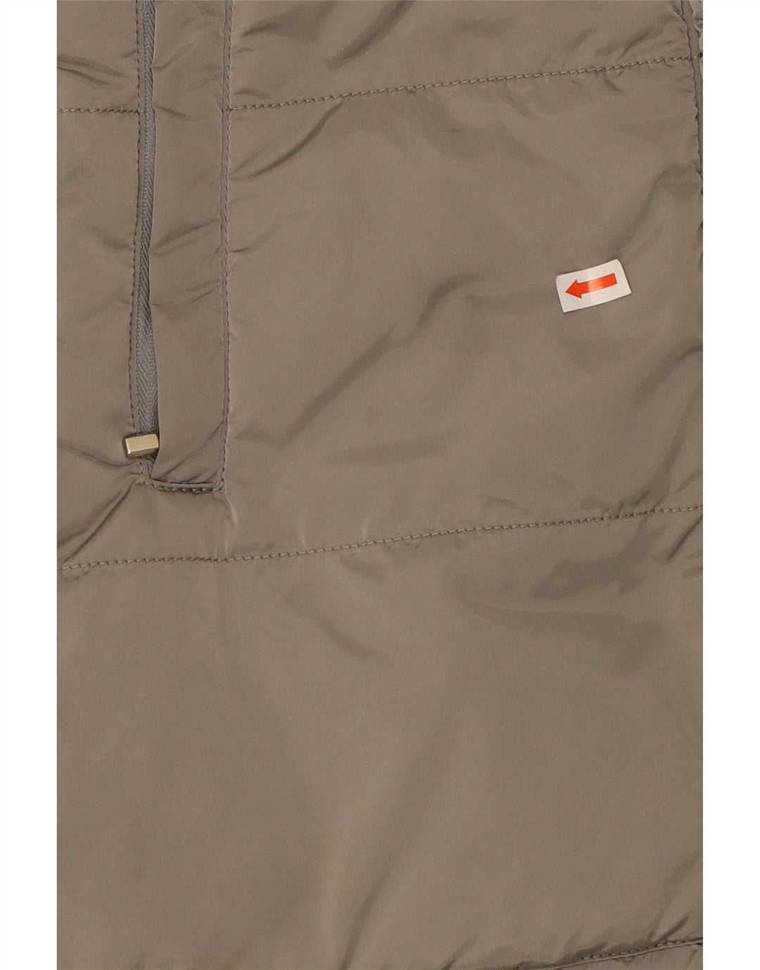 Max Mara Dame Hætte Vendbar Polstret Frakke UK 10 Lille Beige Polyamid