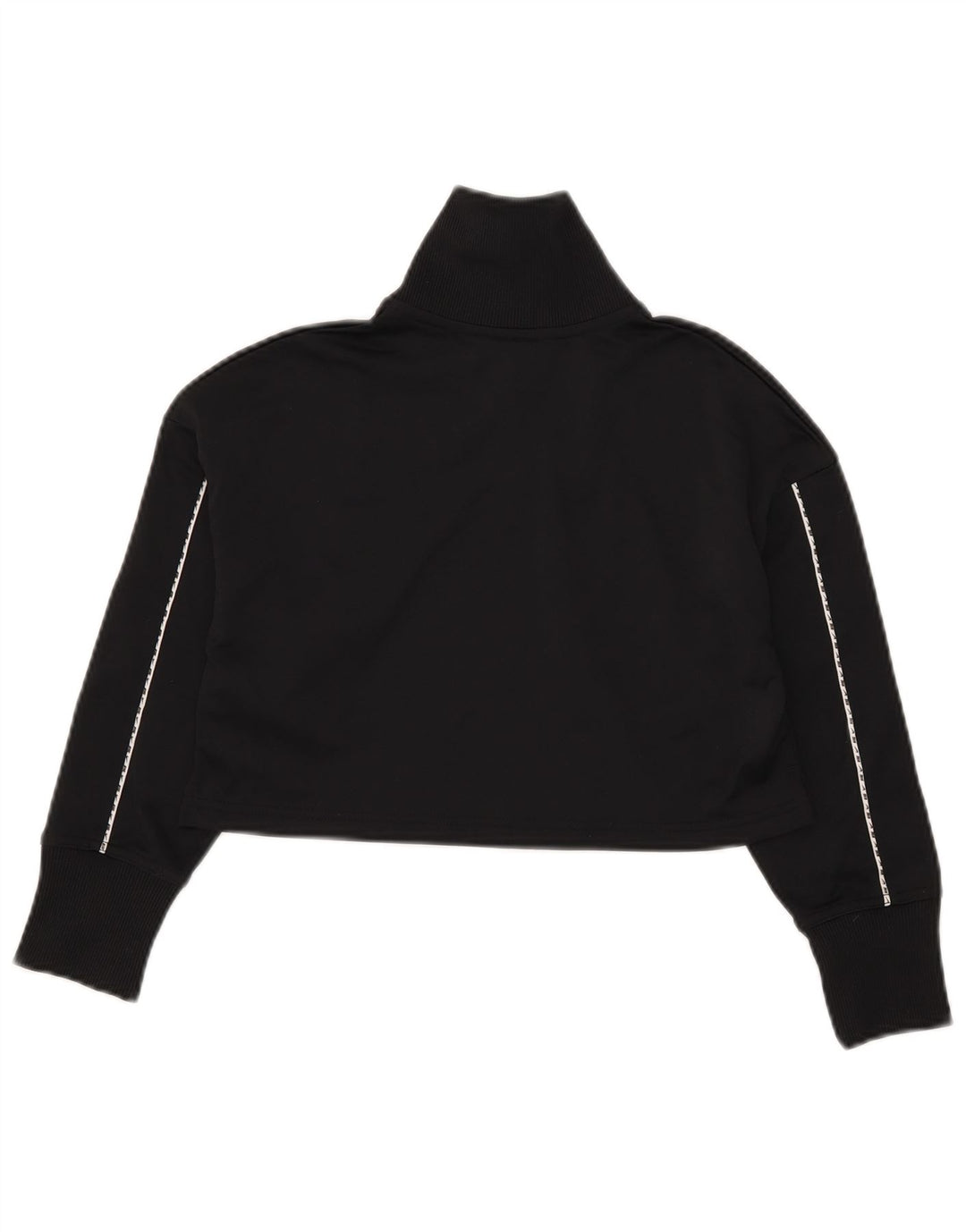 Nike Womens Crop træningsdragt topjakke UK 10 Small Black Polyester