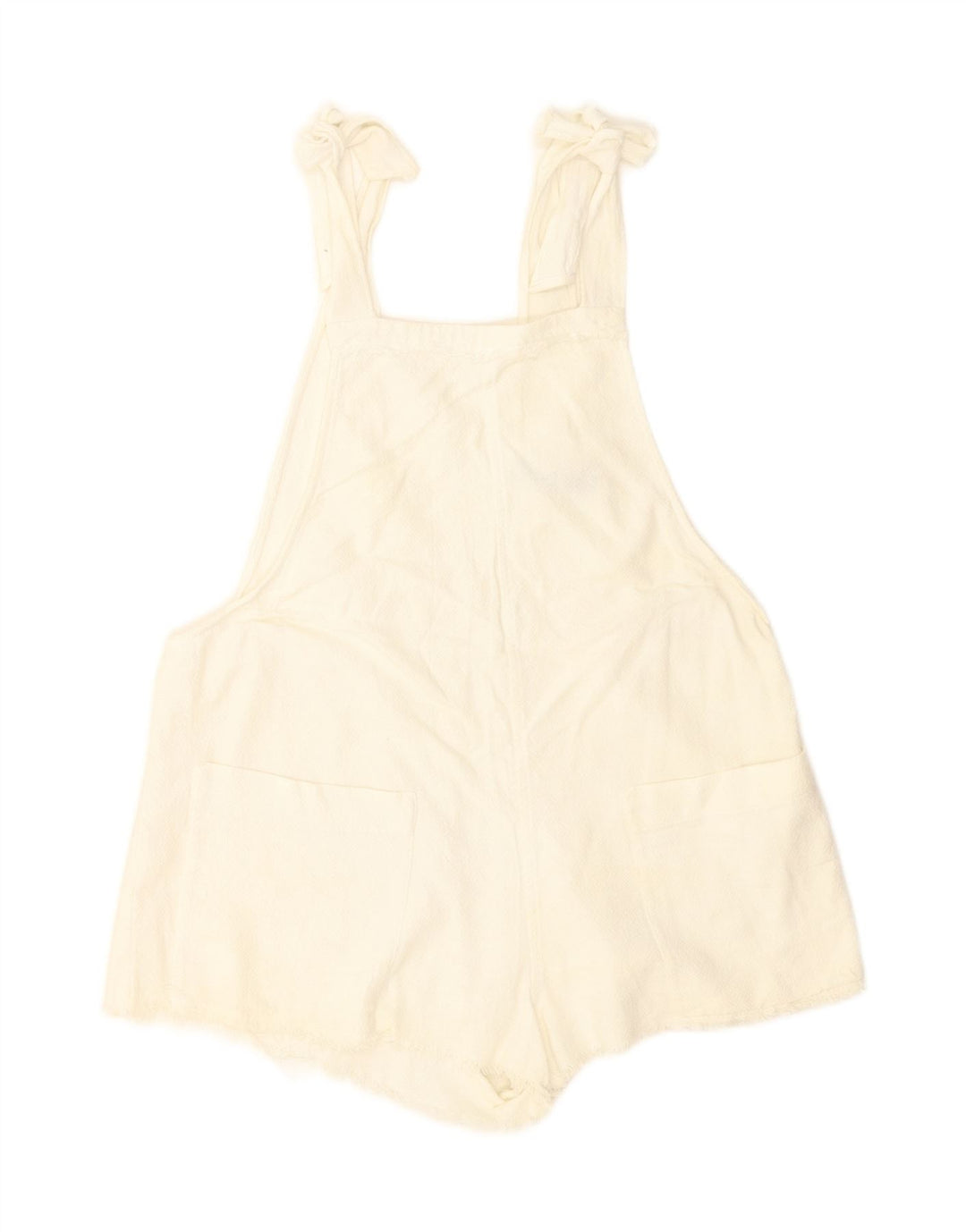 Zara Damebukser Shorts Medium W36 Off White Bomuld