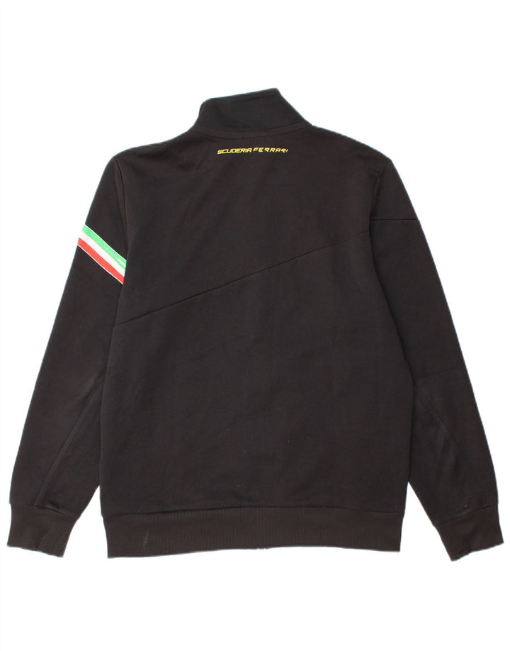 PUMA Ferrari træningsdragt topjakke til kvinder UK 14 Mellem sort stribet