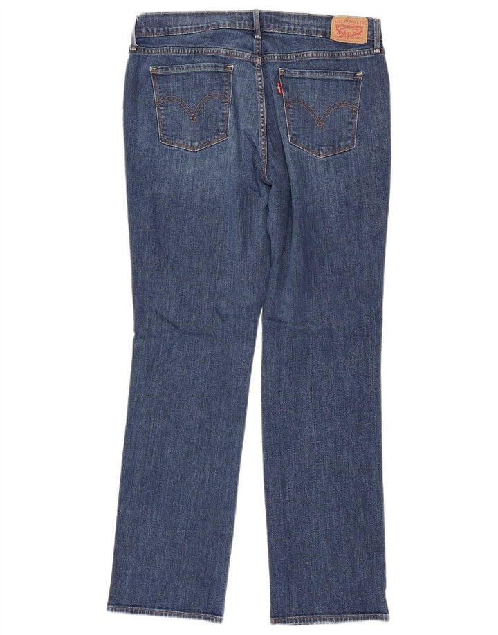 Levi's Dame 505 Straight Jeans W31 L32 Blå Bomuld