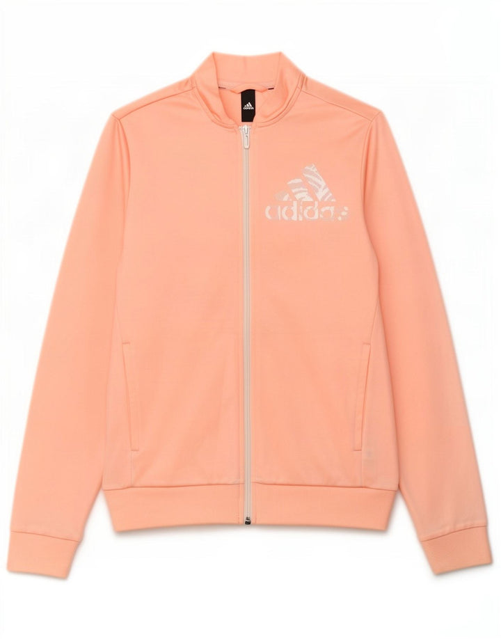 Adidas Grafisk træningsdragt topjakke til kvinder UK 12 Medium Pink