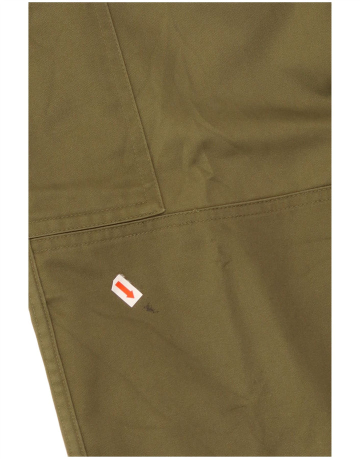 VINTAGE Straight Cargo bukser til mænd W32 L32 Grøn polyester