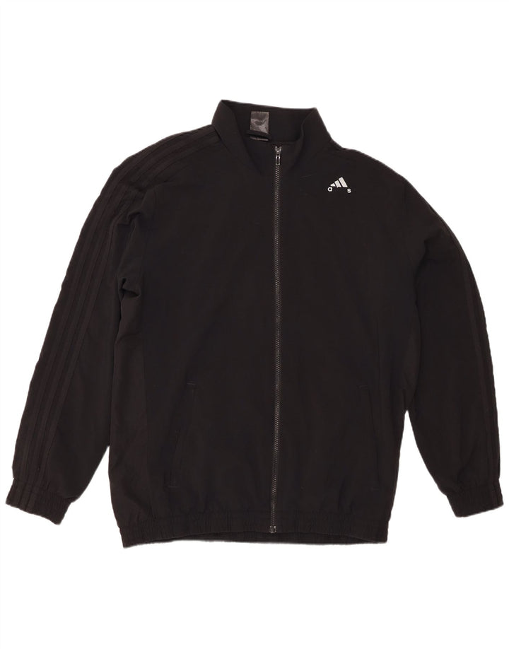Adidas Herre Climalite træningsdragt Topjakke UK 46/48 XL Sort Polyester