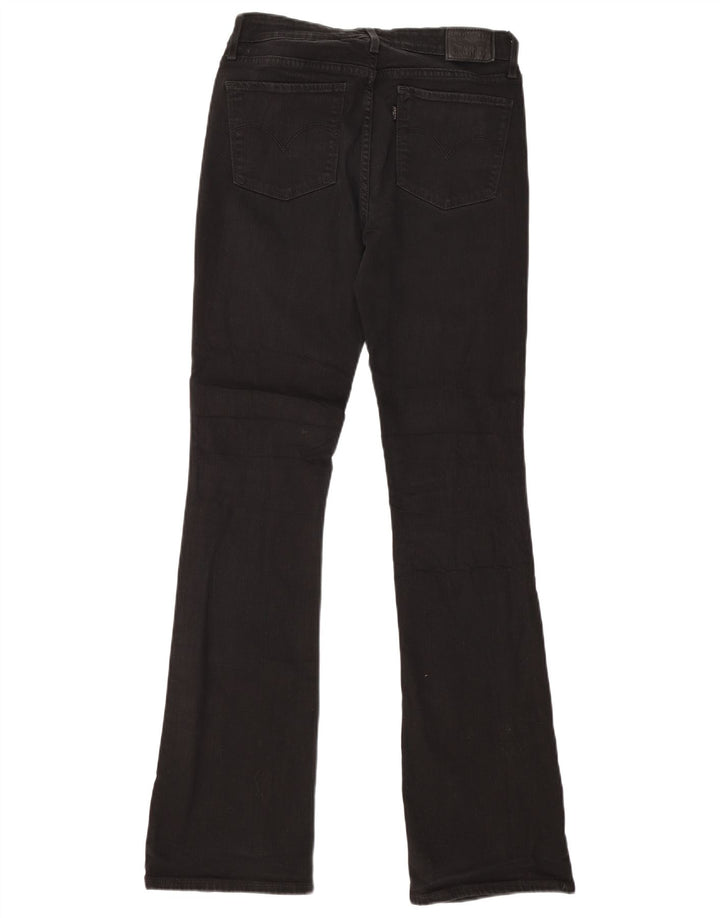 Levi's Dame 715 Bootcut Jeans W29 L33 Sort Bomuld