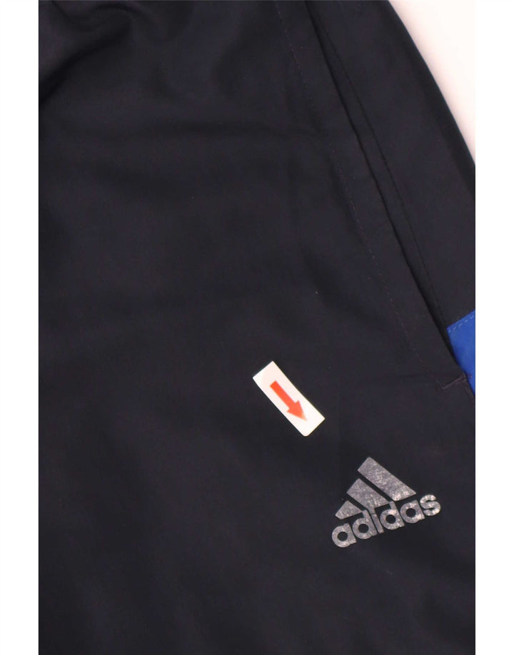 Adidas Træningsdragtsbukser til mænd Small Navy Blue Colourblock Polyester