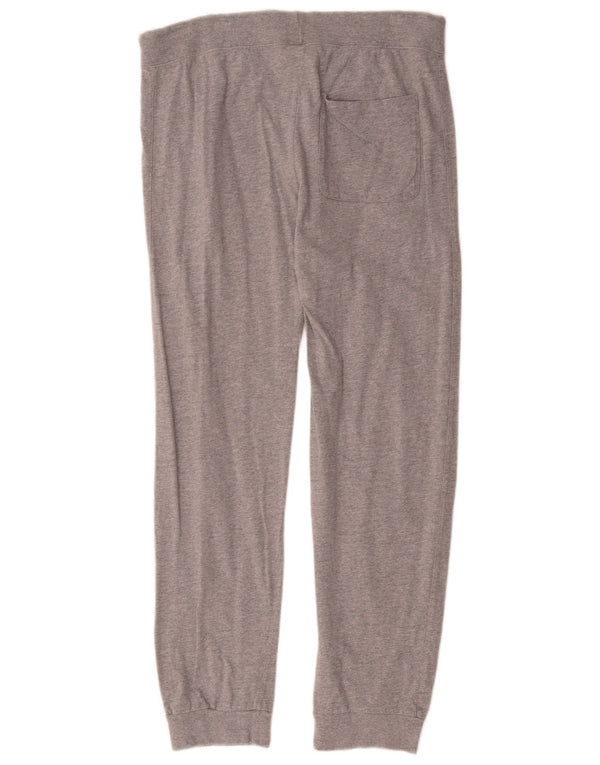 Champion Womens træningsdragt Bukser Joggers UK 16 Large Grey Flecked Bomuld