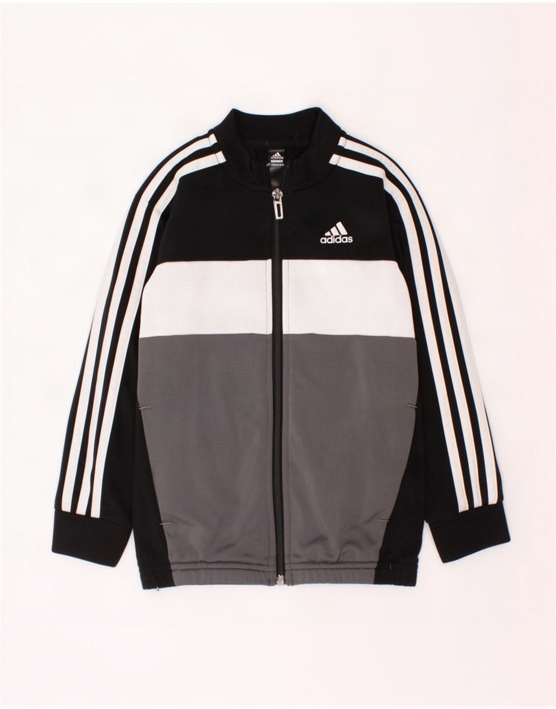 Adidas Træningsdragt Topjakke til drenge 5-6 år Sort Colourblock Polyester