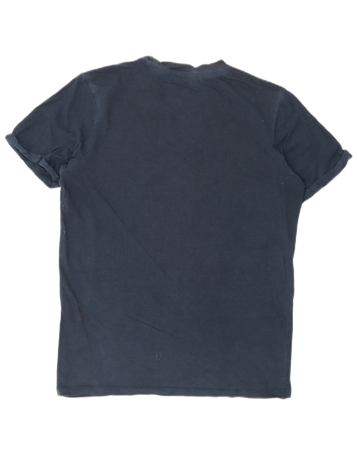 Jack & Jones herre T-shirt top lille marineblå bomuld