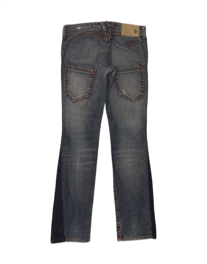 Bray Steve Alan Dame Bootcut Slim Jeans W30 L33 Blå Colourblock Bomuld