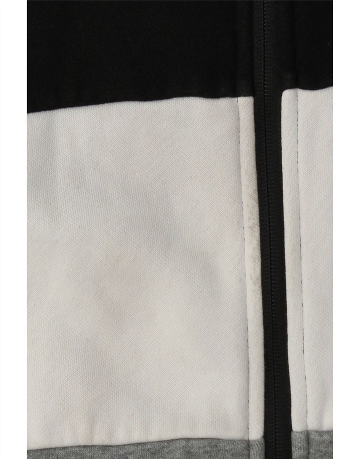 Puma Hættetrøje med lynlås til mænd 2XL Sort Colourblock Bomuld