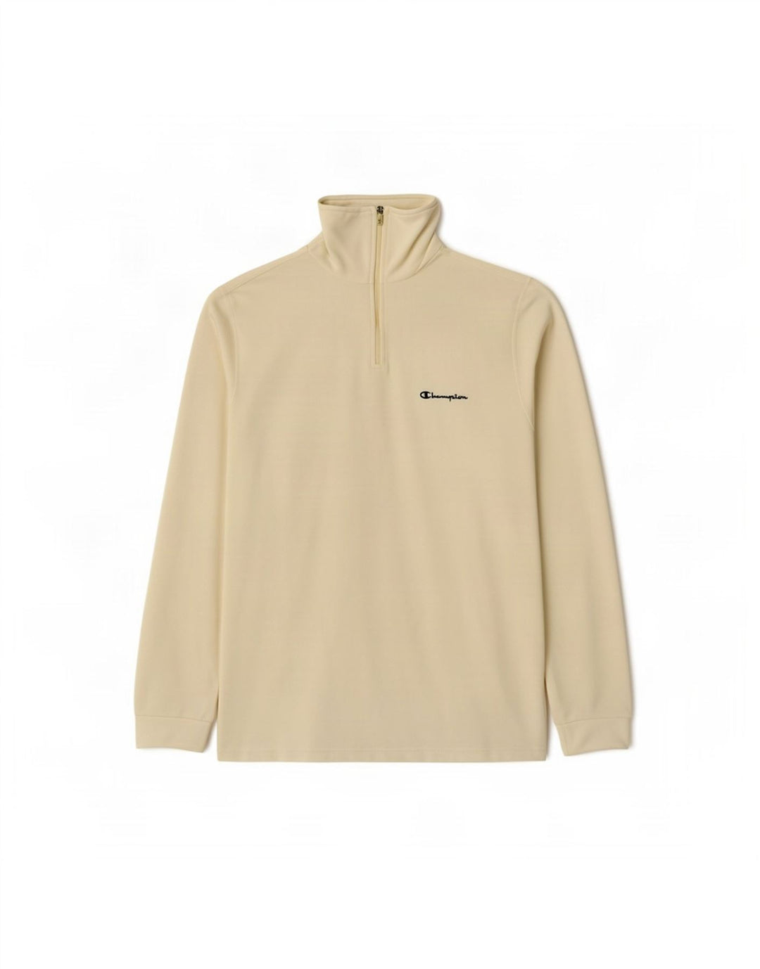 Champion Herre lynlås hals Fleece Jumper Large Off White Polyester